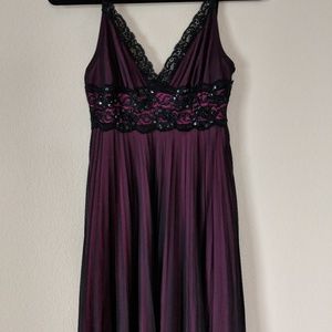Charlotte Russe Pleated Cocktail Dress